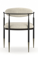 Fauteuil de salle à manger à cadre bronze | Caracole Epoch | OROA.fr
