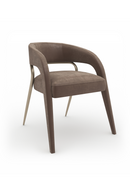 Chaise de salle à manger en velours à dossier ajouré | Caracole Gazelle | OROA.fr