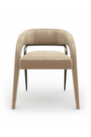 Chaise de salle à manger en velours à dossier ajouré | Caracole Gazelle | OROA.fr