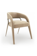 Chaise de salle à manger en velours à dossier ajouré | Caracole Gazelle | OROA.fr
