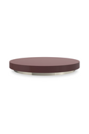 Plateau d’appoint rond rouge pour cocktails | Caracole Radius | OROA.fr