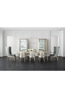 Vitrine en bois taupe argenté | Caracole Reflect | Meubleluxe.fr