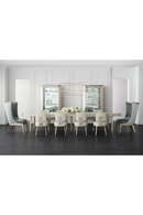 Vitrine en bois taupe argenté | Caracole Reflect | Meubleluxe.fr