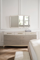 Miroir en galuchat taupe | Caracole Aria | Meubleluxe.fr