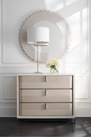 Miroir rond écru | Caracole Helios | Meubleluxe.fr