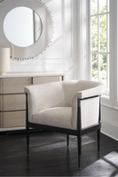 Miroir rond écru | Caracole Helios | Meubleluxe.fr
