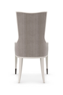 Chaise de Salle à Manger Moderne à Rayures Fines | Caracole Lady Grey | OROA.fr