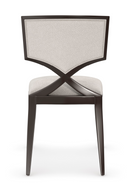 Chaises de salle à manger en chenille ivoire | Caracole First Chair | OROA.fr