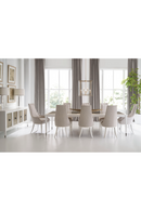 Chaise d’Appoint Effilée Blanc Cassé | Caracole Tall Order | OROA.fr