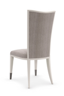Chaise de Salle à Manger Moderne à Rayures Fines | Caracole Lady Grey | OROA.fr