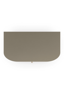 Cream and gold fluted bedside table | Caracole Deep
