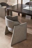 Chaise de salle à manger géométrique grise | Caracole Polish Off | OROA.fr