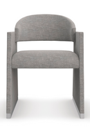 Chaise de salle à manger géométrique grise | Caracole Polish Off | OROA.fr