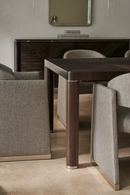 Chaise de salle à manger géométrique grise | Caracole Polish Off | OROA.fr