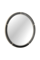 Miroir Rond en Pierre Noire | Caracole Cabochon | OROA.fr
