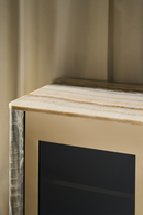 Buffet gris onyx à 4 portes | Caracole Sojourn | OROA.fr