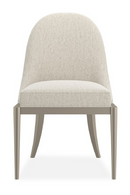 Chaise d’appoint dossier cintré écru | Caracole Natural Choice | OROA.fr