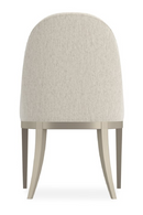 Chaise d’appoint dossier cintré écru | Caracole Natural Choice | OROA.fr