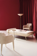 Fauteuil lounge en galuchat ivoire | Caracole Sabot | OROA.fr