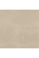 Fauteuil lounge en galuchat ivoire | Caracole Sabot | OROA.fr