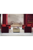 Table d’Appoint Taupe Argenté | Caracole Coffee Couture | Meubleluxe.fr