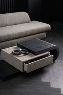 Table basse incurvée en bois | Caracole Celeste | Meubleluxe.fr