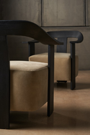 Fauteuil d’appoint en suède marron | Caracole Luca | OROA.fr