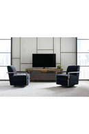 Fauteuil Pivotant Art Déco Noir | Caracole Rewind | OROA.fr