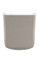 Fauteuil Pivotant en Bouclé Blanc | Caracole Seville | Oroa.fr