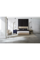 Fauteuil Pivotant en Bouclé Blanc | Caracole Seville | Oroa.fr