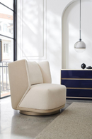 Table de chevet en bois crème | Caracole Da Vita L | Meubleluxe.fr