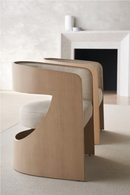 Chaise d’appoint en chêne courbé | Caracole Balance | OROA.fr
