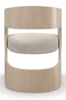 Chaise d’appoint en chêne courbé | Caracole Balance | OROA.fr