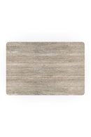 Table de chevet en bois et travertin | Caracole Balance Drawer | Meubleluxe.fr