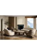 Bouclé Serpentine Sofa | Caracole Tulum | Meubleluxe.fr