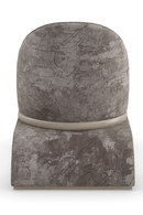 Chaise d’appoint en velours avec pieds en boule | Caracole Bora Bora | OROA.fr
