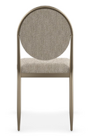 Chaises de salle à manger ovales en bouclé (lot de 2) | Caracole Capri | OROA.fr