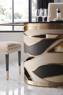 Chaise de Salle à Manger en Velours Crème | Caracole The Masters | OROA.fr