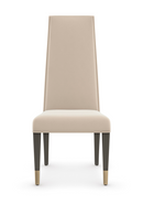 Chaise de Salle à Manger en Velours Crème | Caracole The Masters | OROA.fr