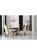 Chaise de Salle à Manger en Velours Crème | Caracole The Masters | OROA.fr
