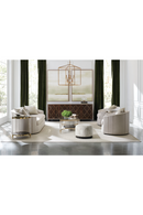 Fauteuil pivotant gris arrondi | Caracole You Complete Me | OROA.fr