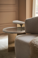 Canapé courbe en velours | Caracole Olympia | OROA.fr