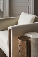 Fauteuil pivotant en velours | Caracole Dimitri | Meubleluxe.fr