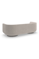 Canapé Courbé en Velours Taupe | Caracole Clipper | OROA.fr