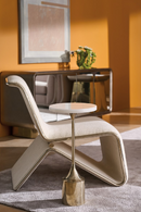 Fauteuil de détente sculptural moderne | Caracole Parallax | OROA.fr