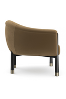Fauteuil d’Appoint Courbé en Velours | Caracole Baton | OROA.fr