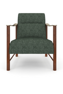 Fauteuil d’Appoint en Lin Eucalyptus | Caracole Slant | Oroa.fr