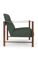 Fauteuil d’Appoint en Lin Eucalyptus | Caracole Slant | Oroa.fr