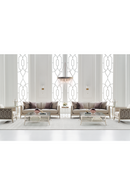 Canapé moderne sculpté crème | Caracole Just Duet | Meubleluxe.fr