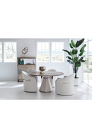 Chaise d’appoint moderne blanche | Caracole Dinner Roll | Oroa.fr